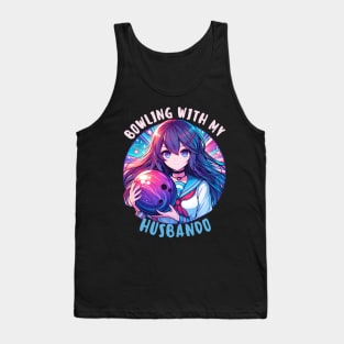 Bowling Anime girl Tank Top